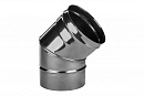 Купить Отвод 135 градусов D 140 для дымохода из нержавеющей стали Прок